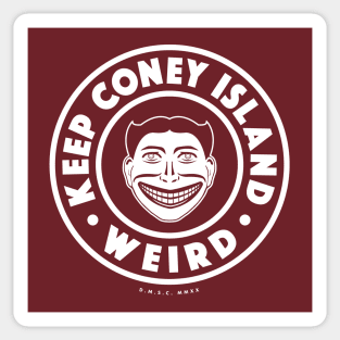 Keep Coney Island Weird Steeplechase Sticker